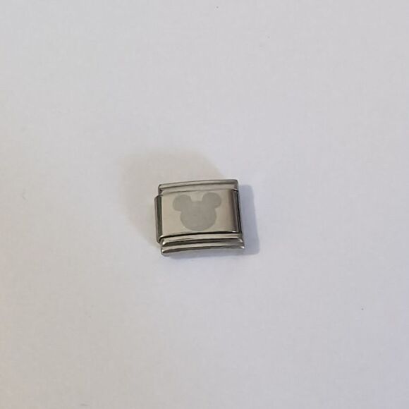 Disney Mickey Italian Link Stainless Steel Charm for Nomination Style Br… - Picture 1 of 2